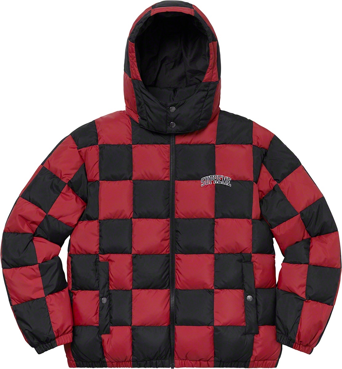Checkerboard Puffy Jacket view 16